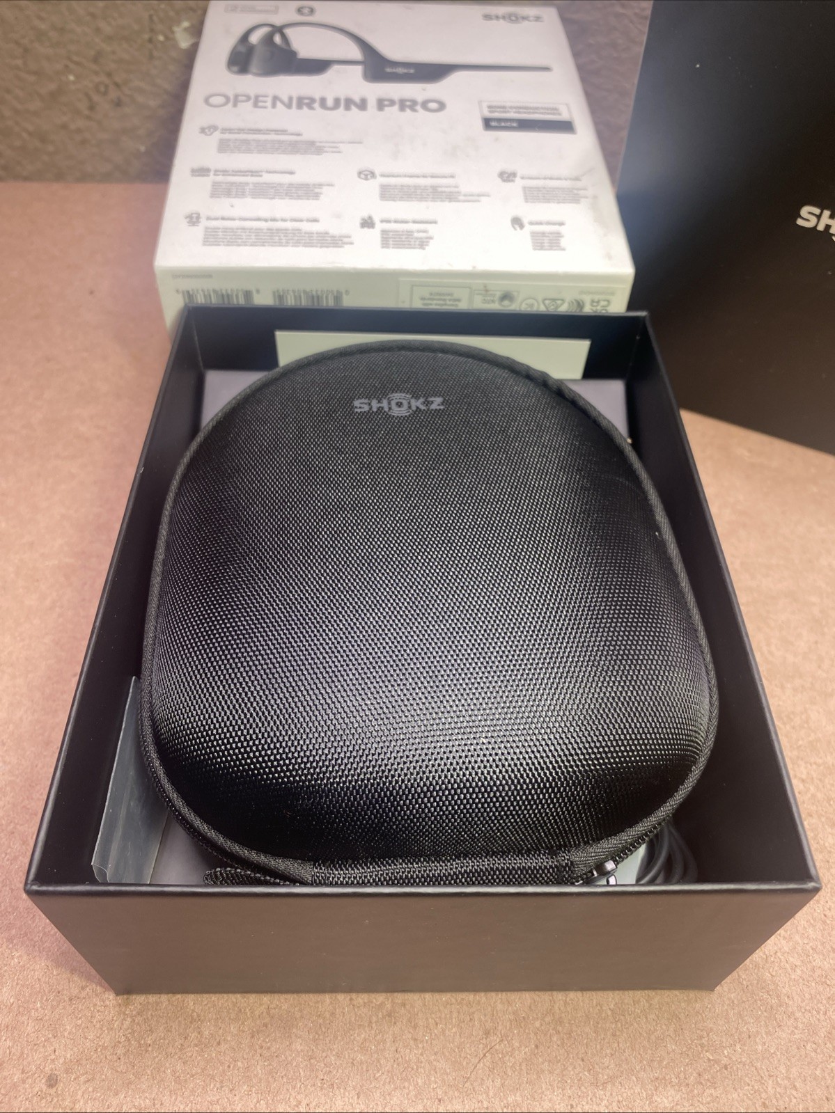 SHOKZ OPENRUN PRO Wireless Bluetooth Bone Conduction Headphones – Black S810
