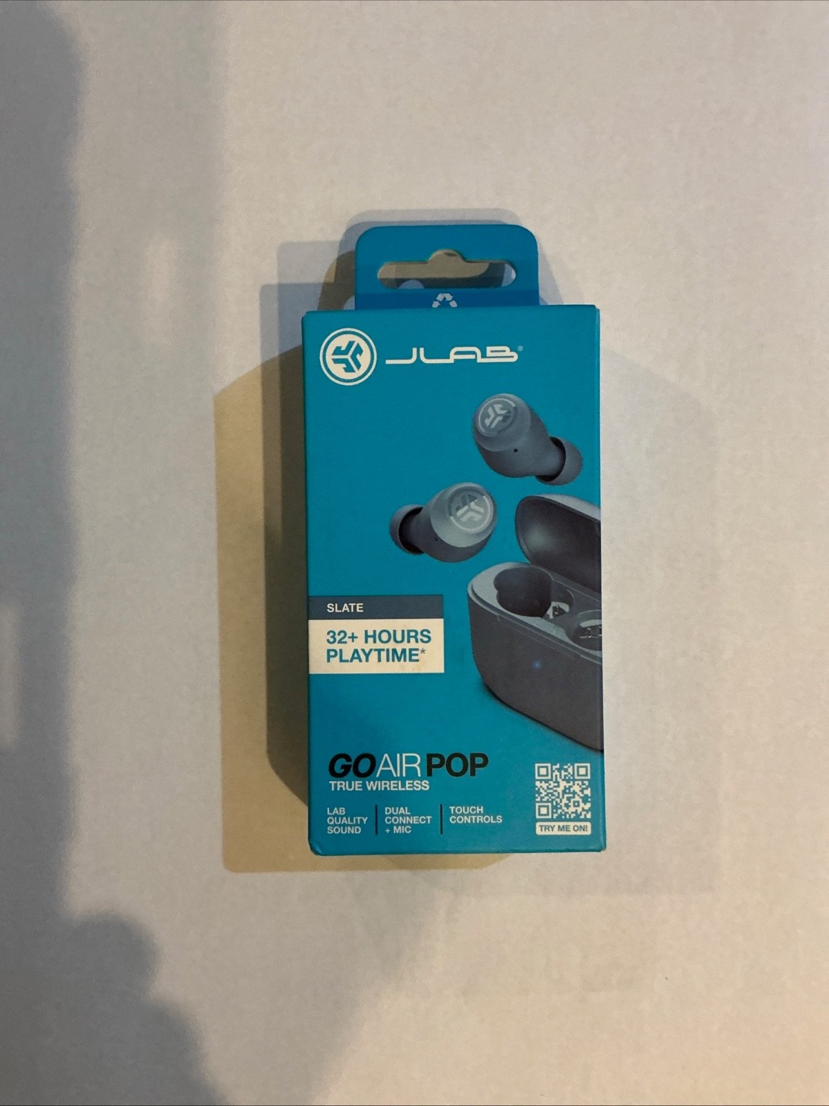JLab EBGAIRPOPRSLT124 GO Air POP True Wireless In-Ear Headphones – Slate