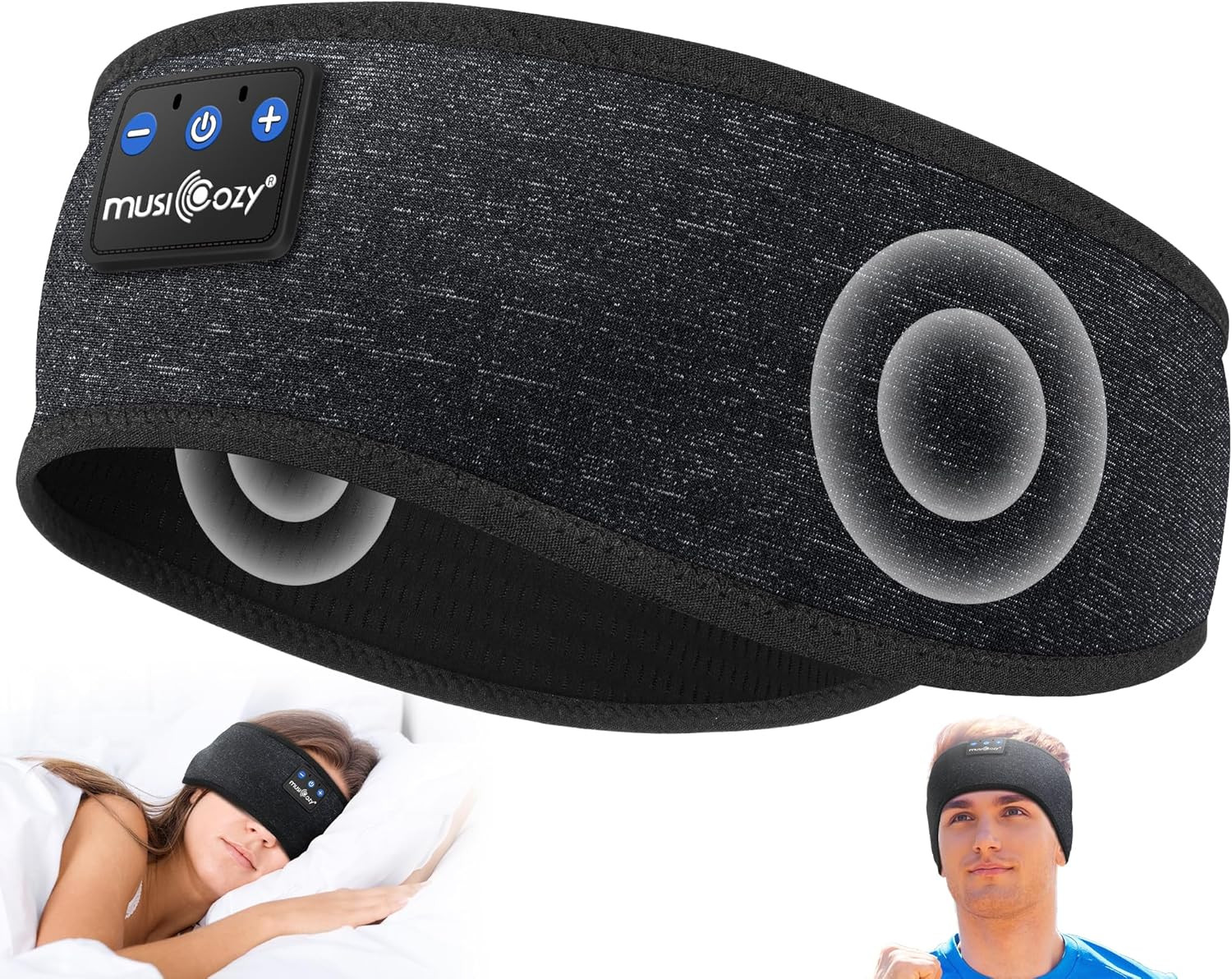 Bluetooth 5.4 Sleep Headphones Headband Sports Wireless Audio | Earbuds 2 in 1 D