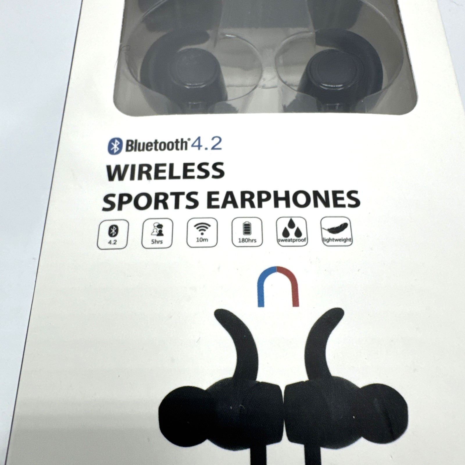 Frontech Wireless Sports Earphones Bluetooth 4.2 New In Package