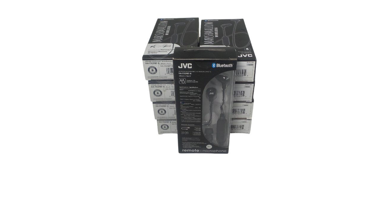 Lot 9 JVC Marshmallow HA-FX29BT Wireless Headphones Bluetooth – Free shipping