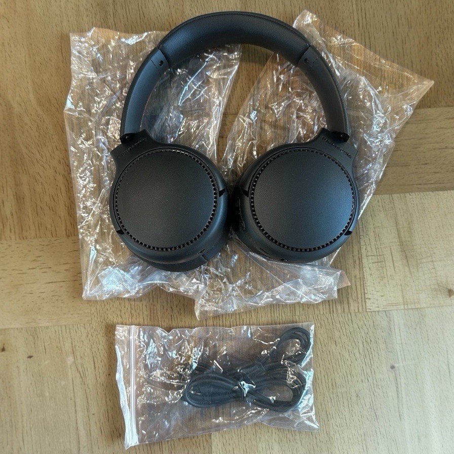 Panasonic RB-M300B Wireless Stereo Bluetooth Black Headphones w/ Mighty Bass
