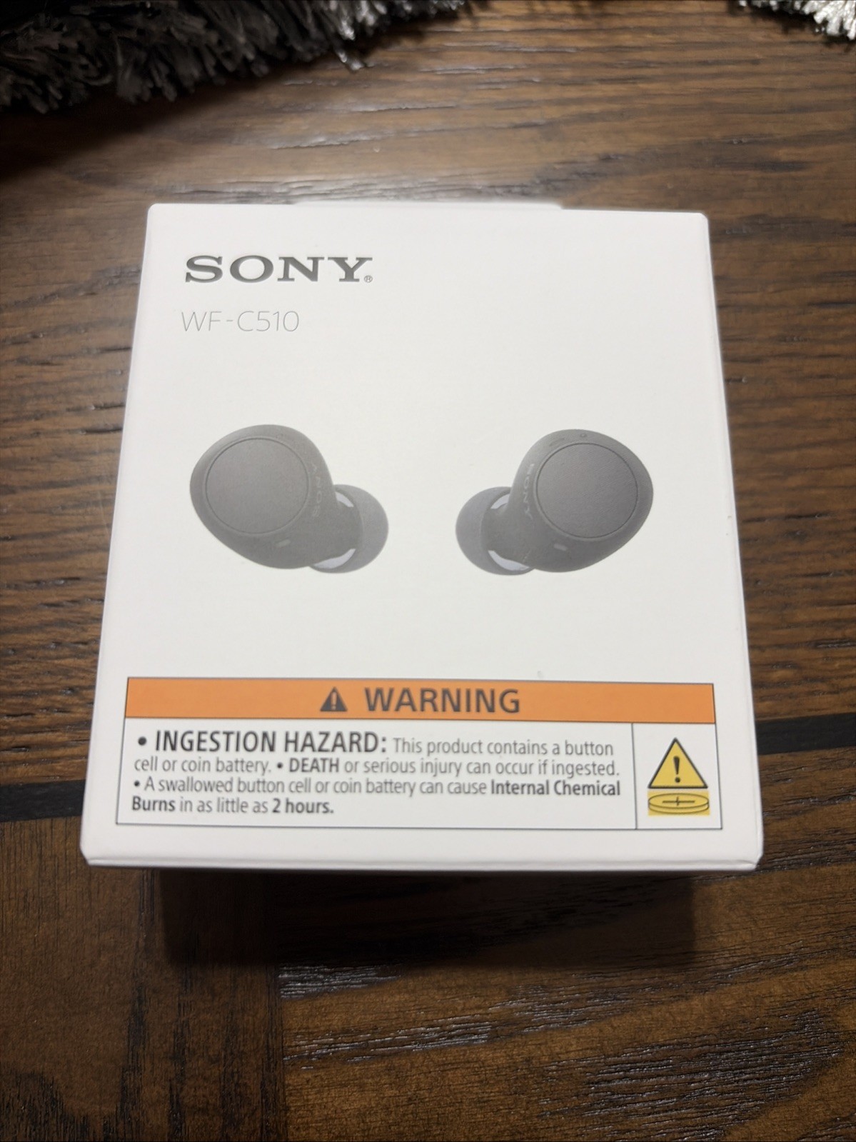 Sony WF C510 Truly Wireless Black Earbuds with Up To 11 Hours Battery Life