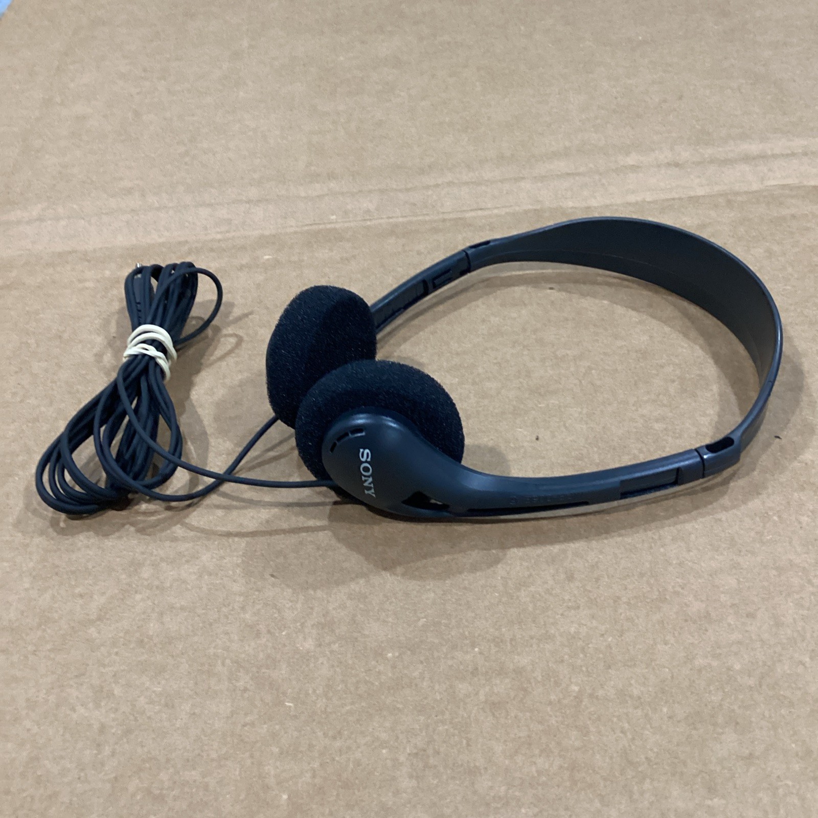 Vintage Sony Walkman MDR-005E Adjustable Headband Stereo Headphones w/newCushion