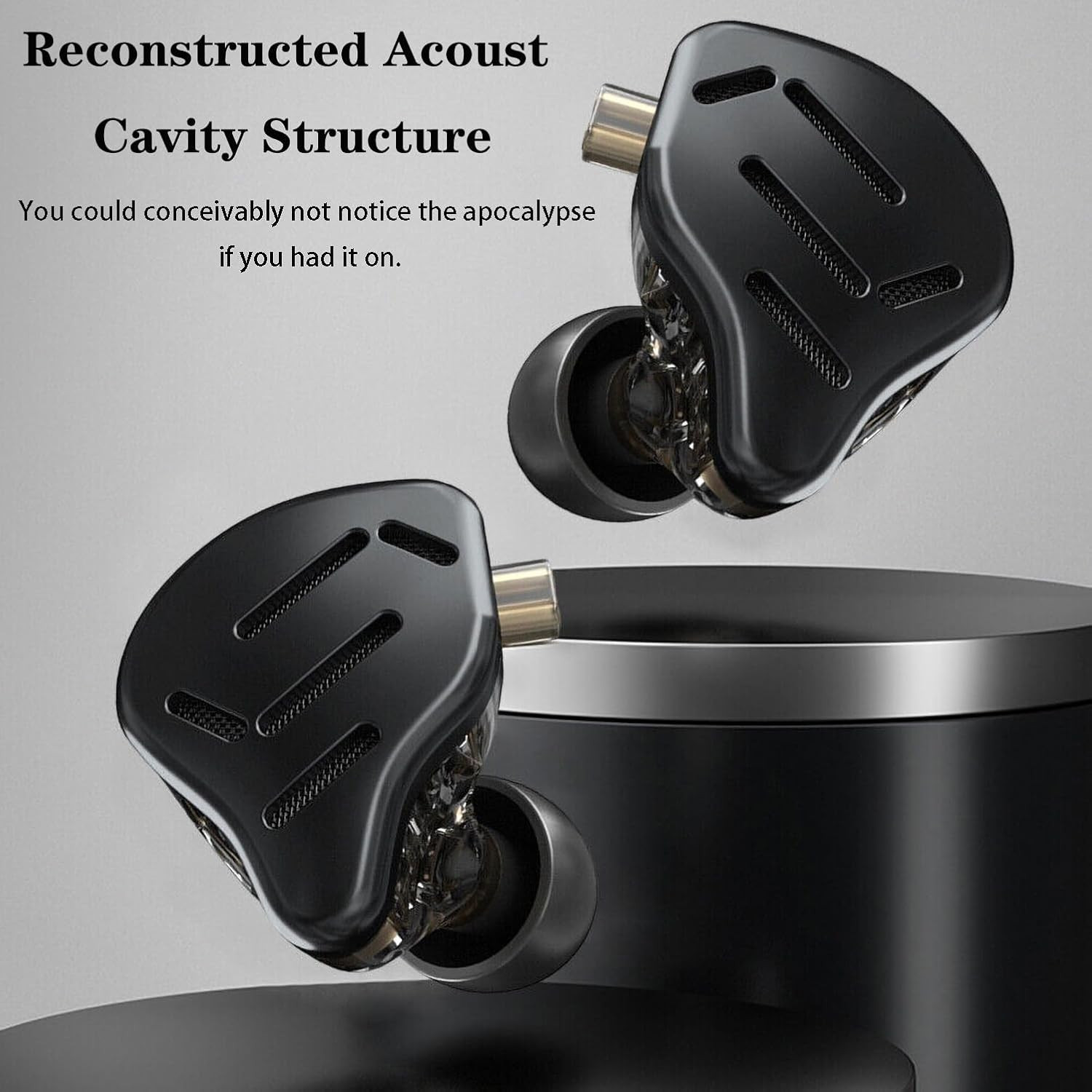 KZ Zax in Ear Headphones 7BA+1DD Hybrid 16 Drivers Hifi Noise Cancelling in Ear
