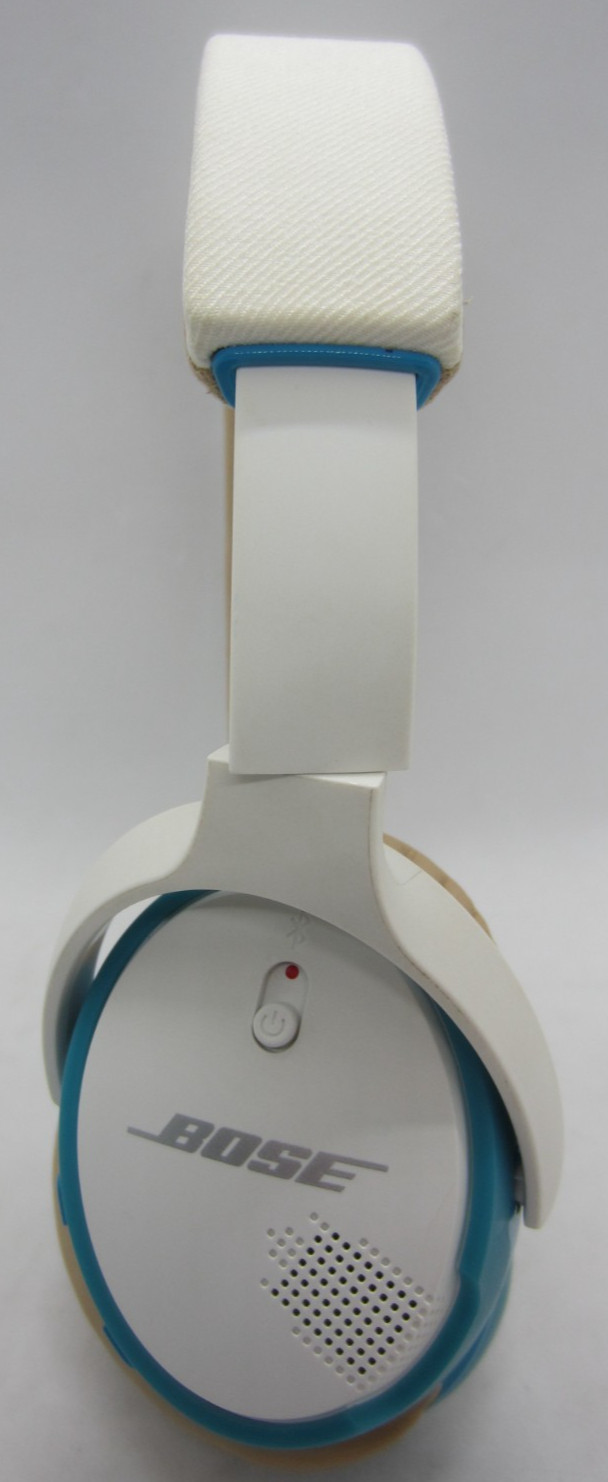 Bose SoundLink On-ear Bluetooth Headphones (white and Blue) Wireless Kit Bundle