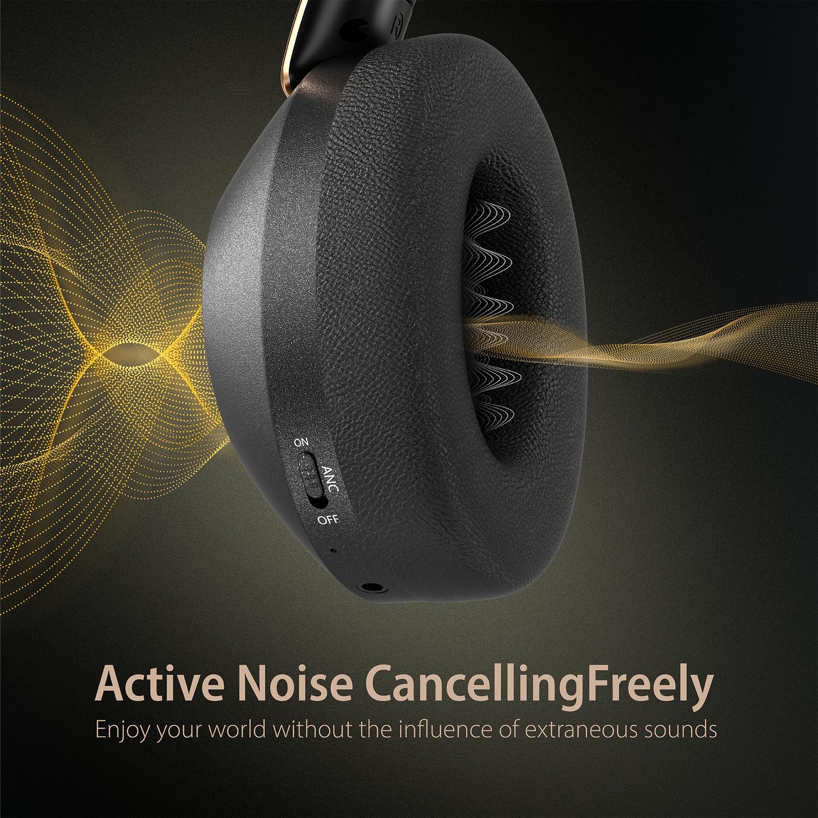 Ultra 100H Playtime Noise Cancelling Bluetooth Headphones Foldable Comfort