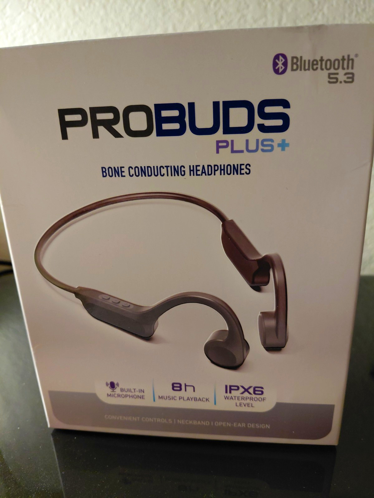 PROBUDS PLUS+ Bone Conduction Headphones Bluetooth 5.3 Neckband IPX6 Mic