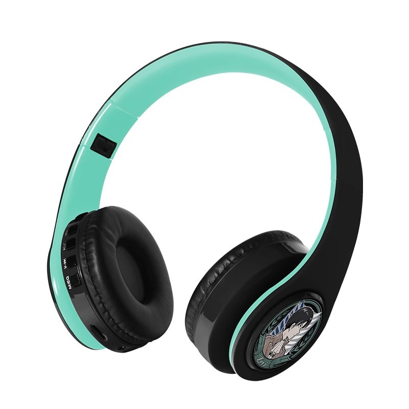 Shingeki no Kyojin Levi Ackerman Bluetooth Headphones Attack On Titan Headset