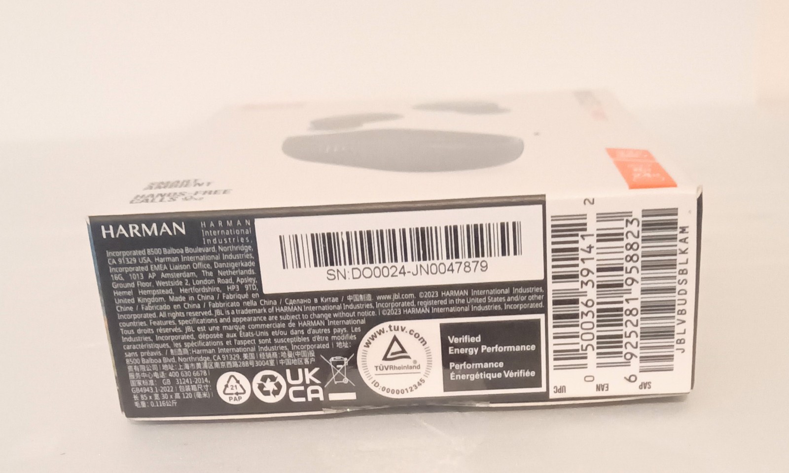JBL Vibe Beam True Wireless Bluetooth Earbuds – Black NIB SEALED