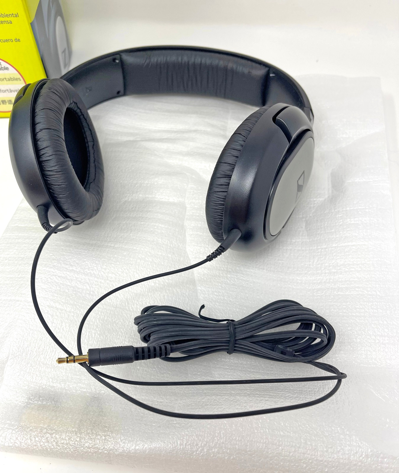 Sennheiser HD 180 Over-Ear Adjustable Headband Wired Headphones Used Works