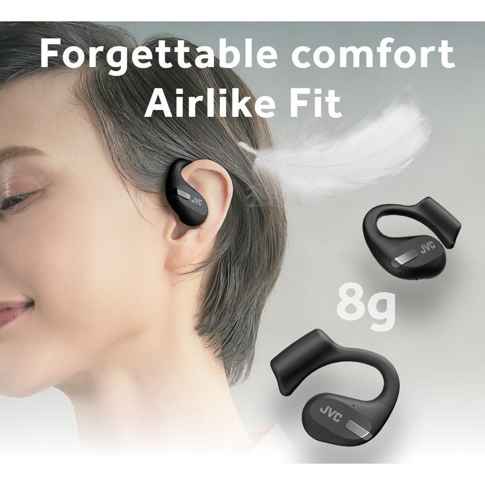 JVC New Nearphones Open Ear True Wireless Headphones – HANP50T