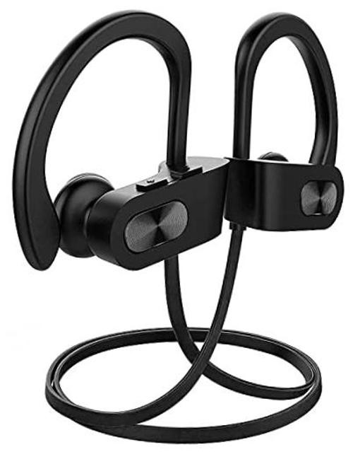 Redzoo Bluetooth Headphones V5.0 – Running Headphones w/16 Hrs Playtime – Black