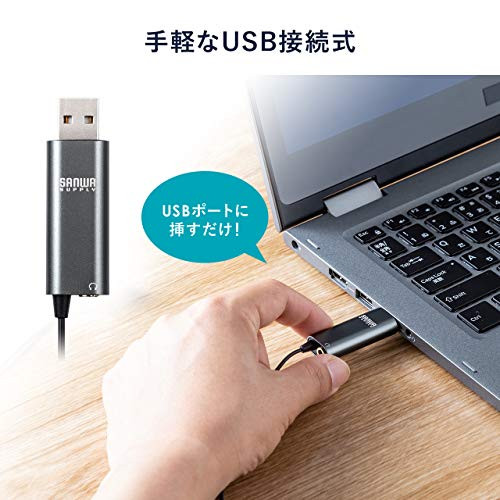 Sanwa Direct USB Lapel Microphone Condenser Compatible with Zoom Skype YouTube