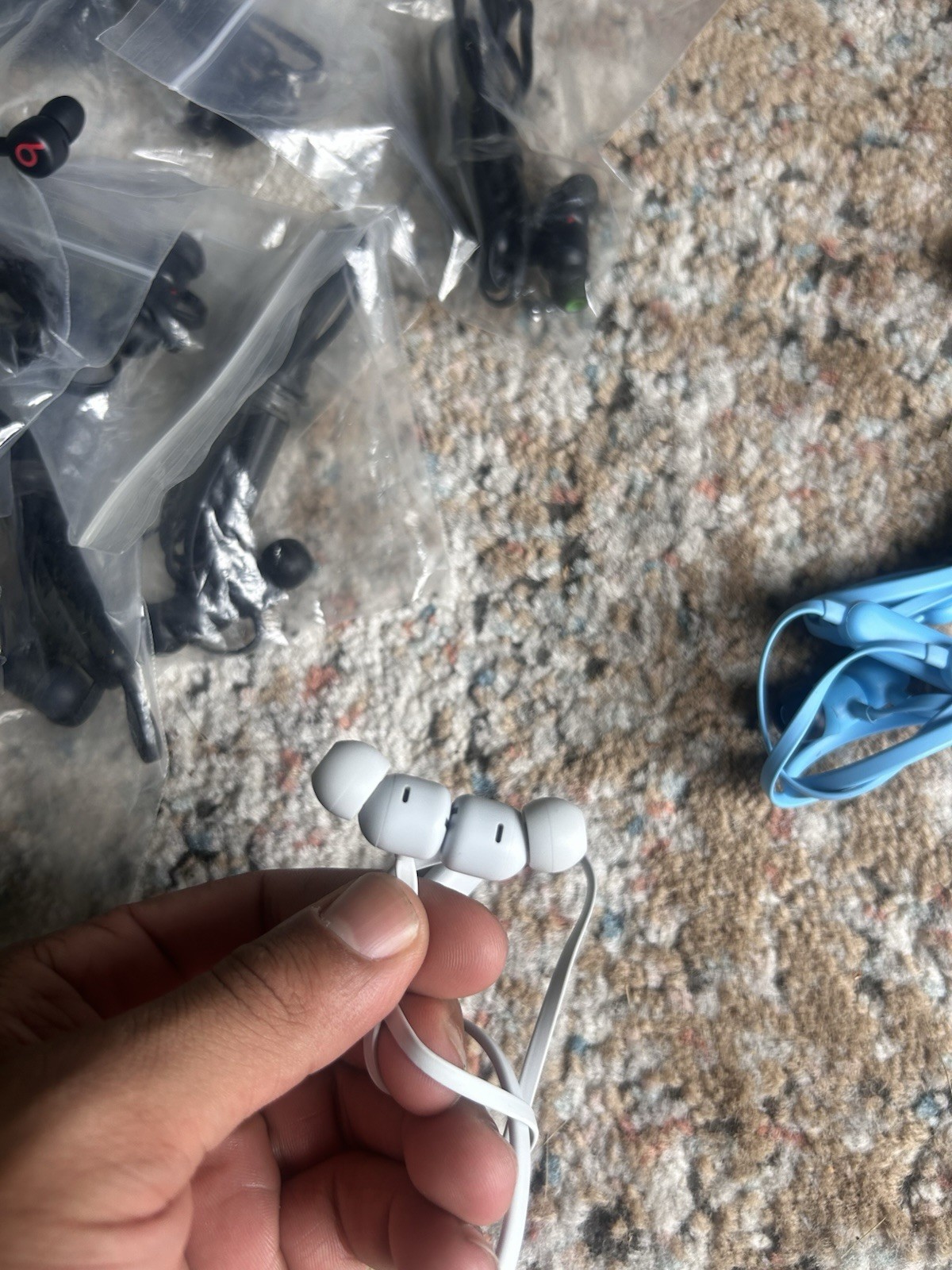 Beats by Dr. Dre BeatsX Bluetooth Neckband Earbuds w/ Mic Lot Black/White/Blue