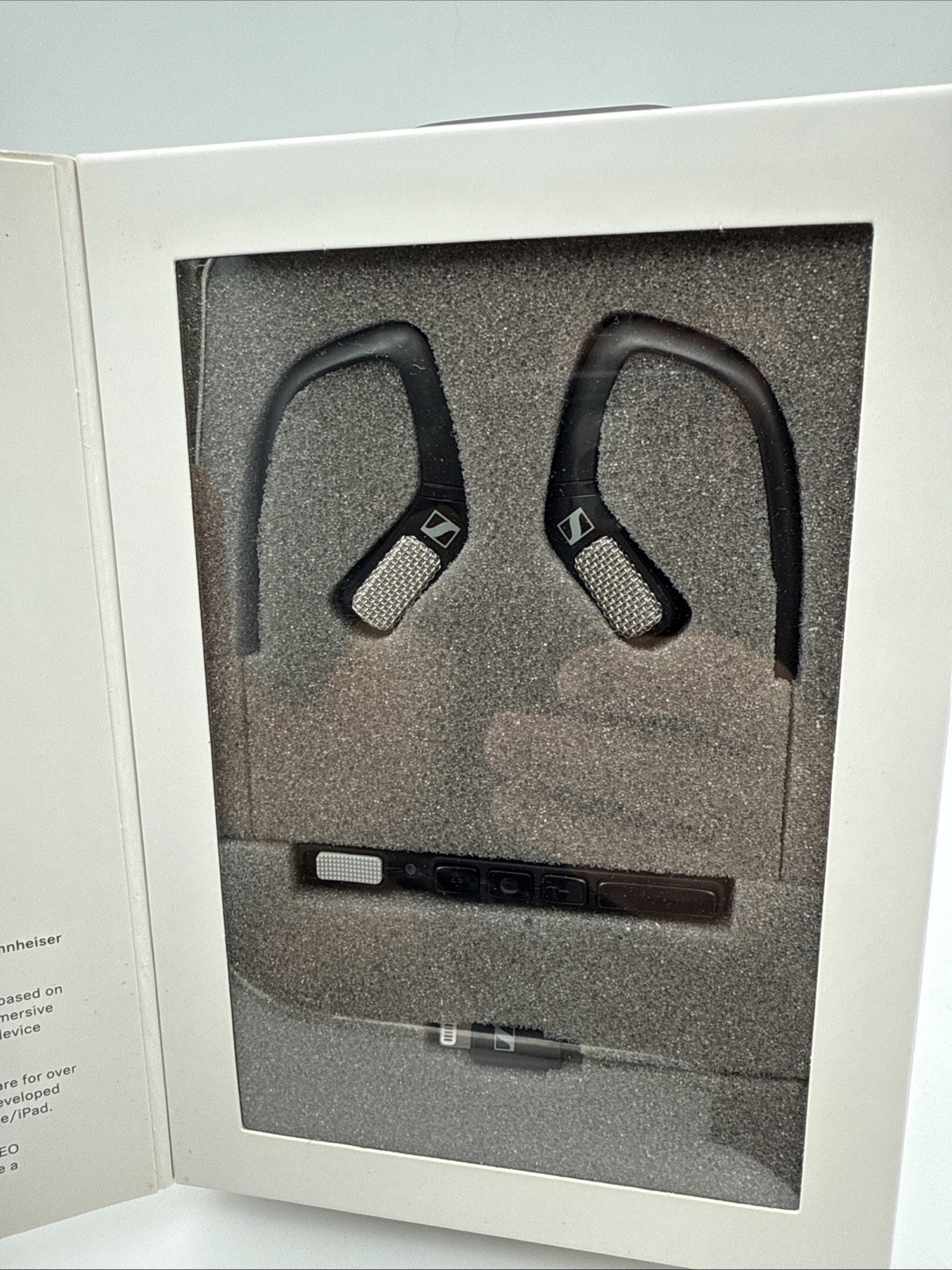 Sennheiser Ambeo Smart Headset Earphones In Black 3D Recording