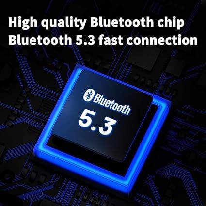 MMCX Bluetooth 5.3 High Fidelity Wireless Headphones 50 Hours Playback Life