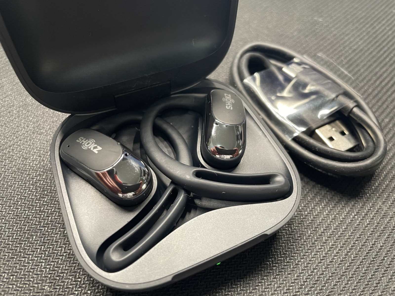 Shokz OpenFit Air True Wireless Bluetooth Earbuds Black (T511)