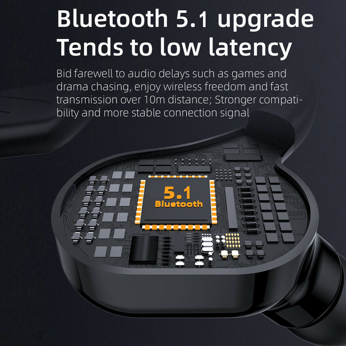 Bluetooth 5.0 Headset TWS Wireless Earphones Earbuds Stereo Headphones Ear Hook