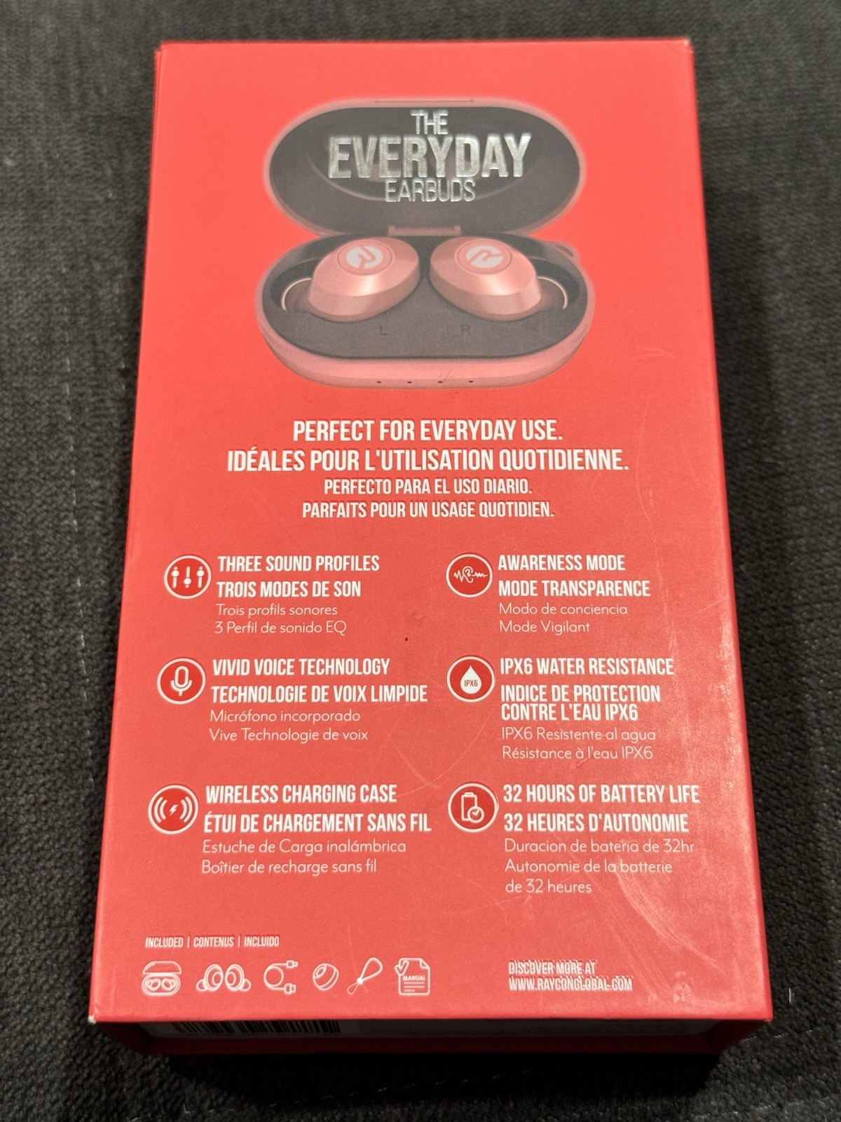 Raycon The Everyday Wireless Earbuds Rose Gold Amazing Technology Brand New