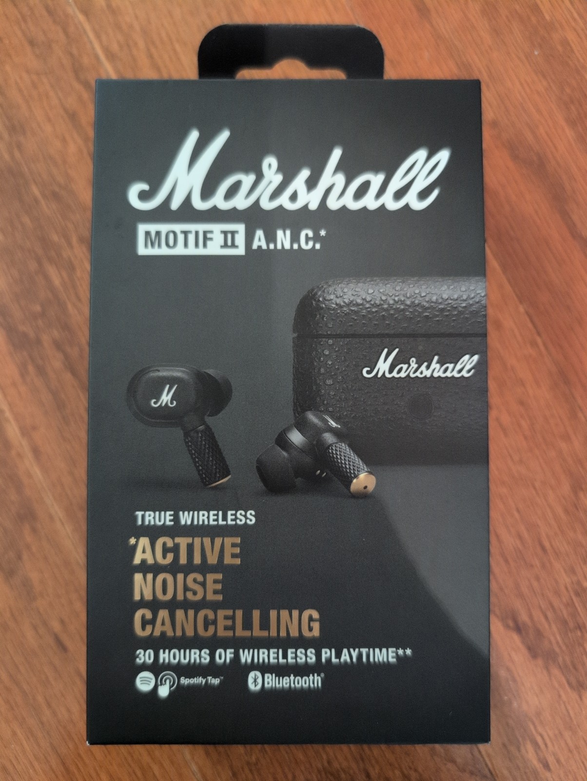 Marshall Motif II A.N.C. True Wireless Active Noise Cancelling Earbuds – Black