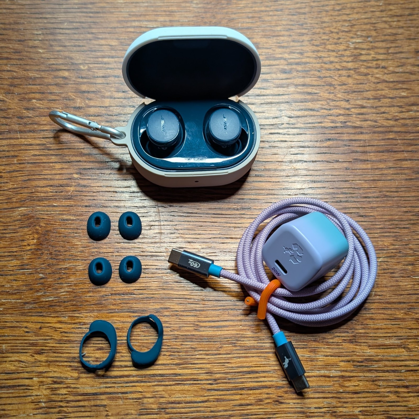 Bose QuietComfort – True Wireless Noise Cancelling Earbuds – Twilight Blue