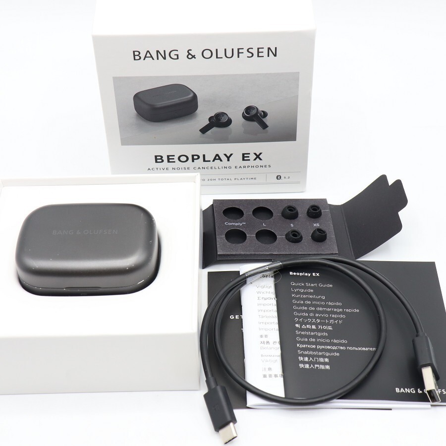 Bang & Olufsen Beoplay EX Wireless Noise Cancelling Bluetooth Earbuds Black