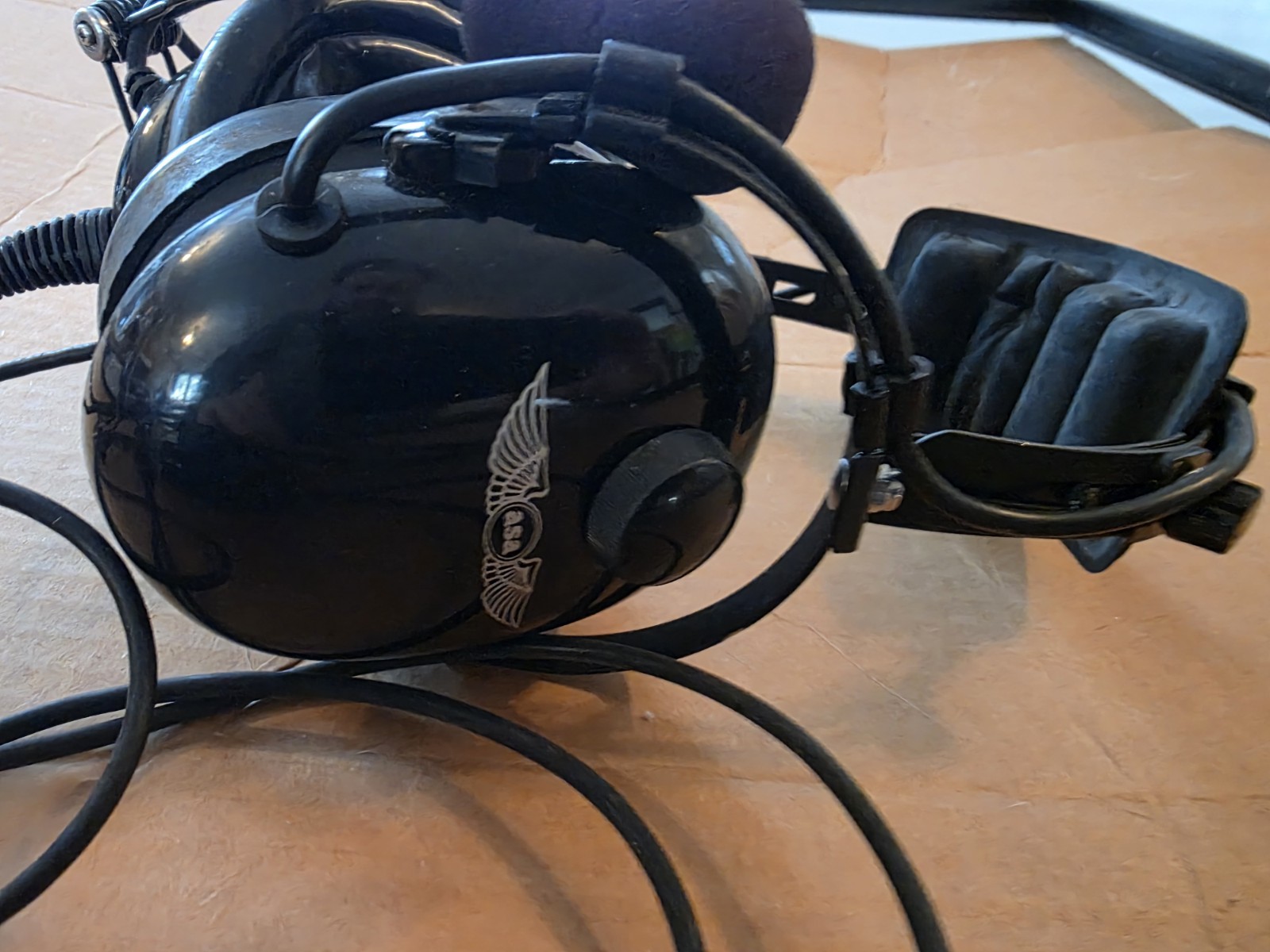 ASA Pilot Headset Dual Plug Airplane Aviation Aircraft Headphones Excellent