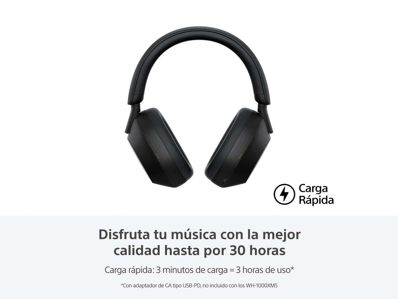 Sony WH-1000XM5/B Wireless Industry Leading Noise Canceling Bluetooth Headphones