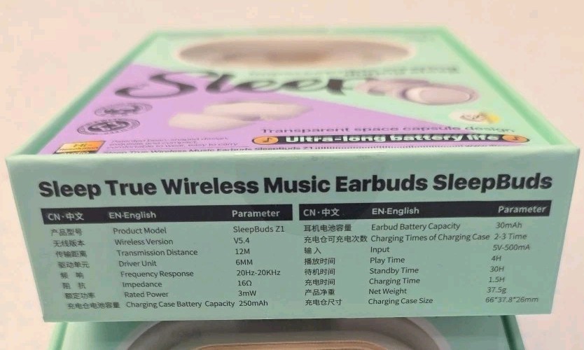 REMAX SleepBuds Z1 True Wireless Bluetooth 5.4 Music Earphones Ear Buds – NEW