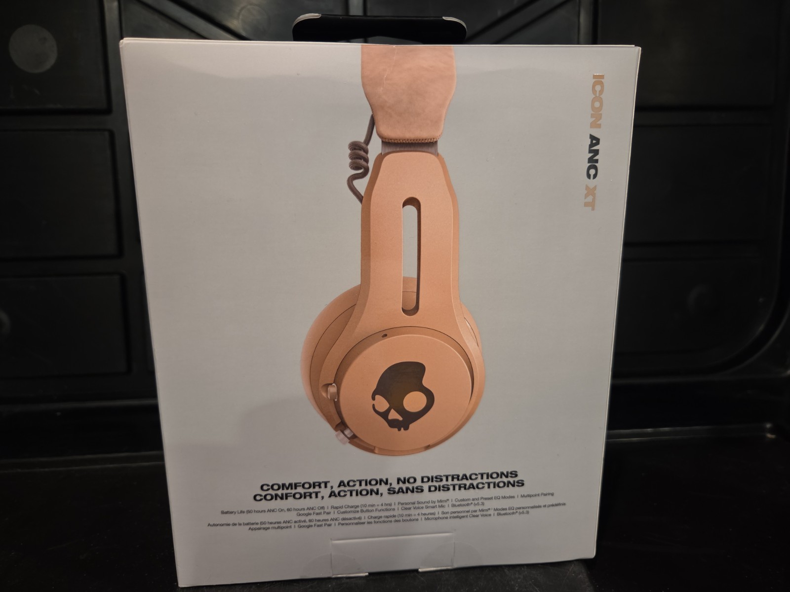 Skullcandy ICON ANC Bluetooth Headset Primer Beige W/ Noise Cancelling
