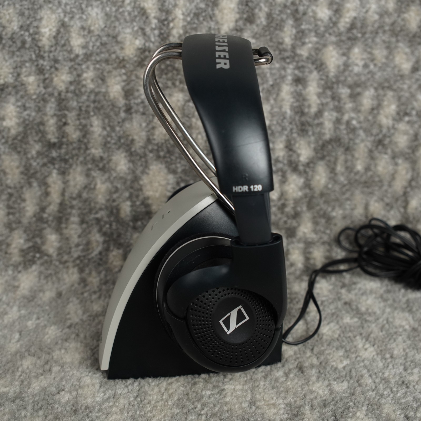 Sennheiser HDR120 Wireless Headphones TR120 Charging Dock Cradle & Power Supply