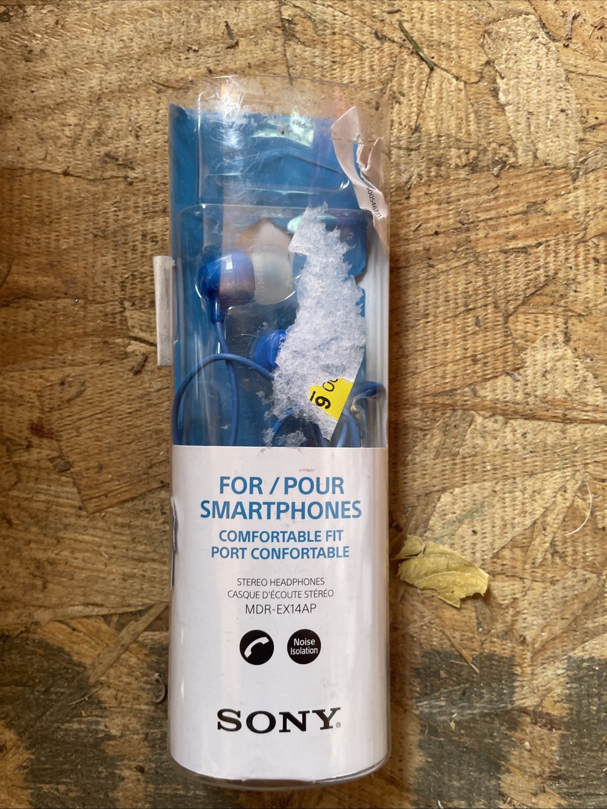 Sony MDR-EX14AP Earbud Headphones – For Smartphones Blue—————-2
