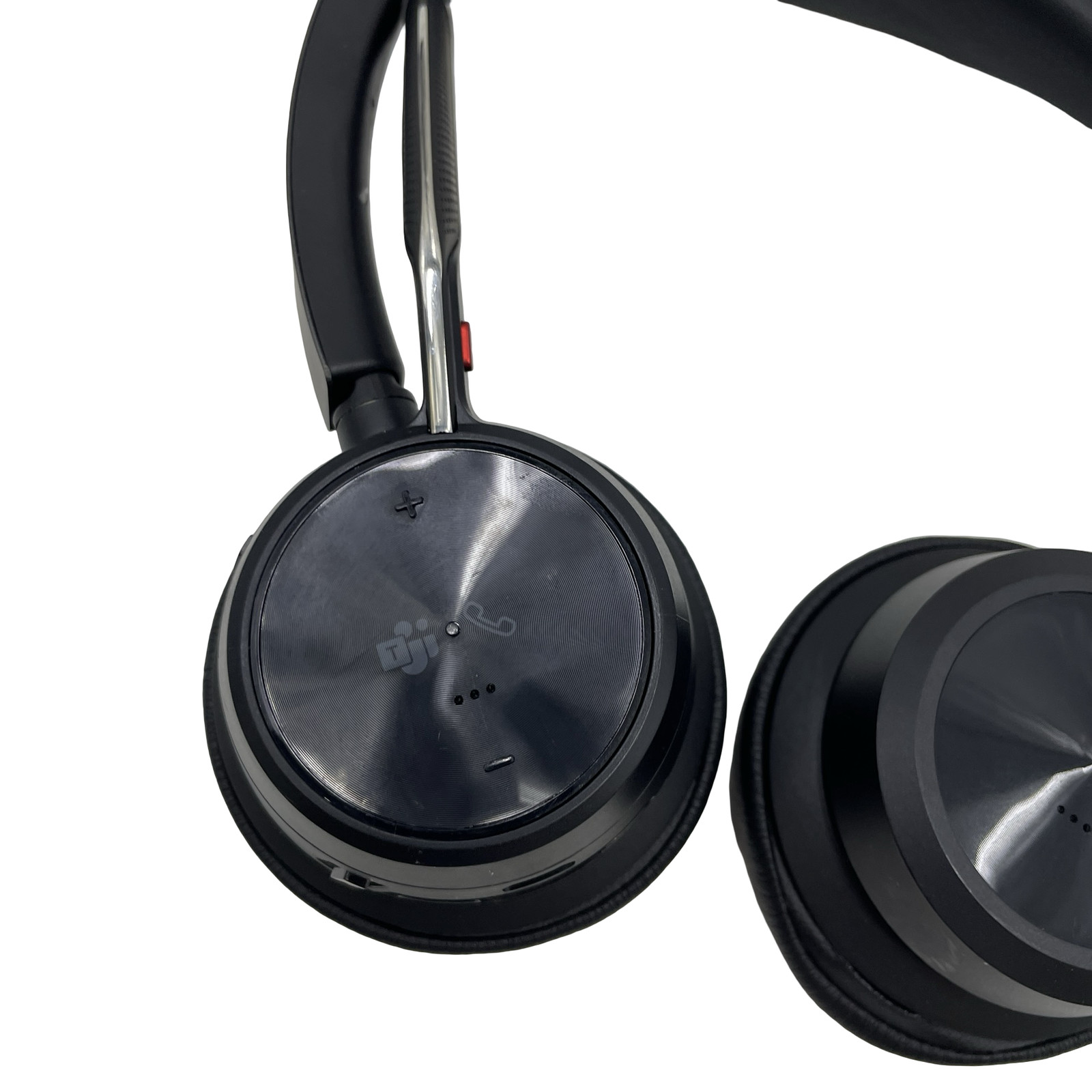 Poly Voyager Focus 2 On-Ear Stereo Headset Black Bluetooth Adjustable Headband