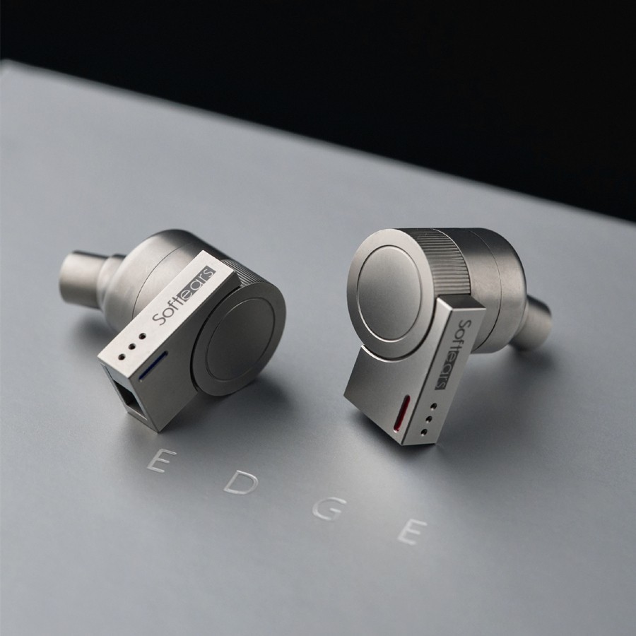 Softears Edge In Ear Wired Hifi Dynamic Driver Earphone Titanium Alloy Cavity