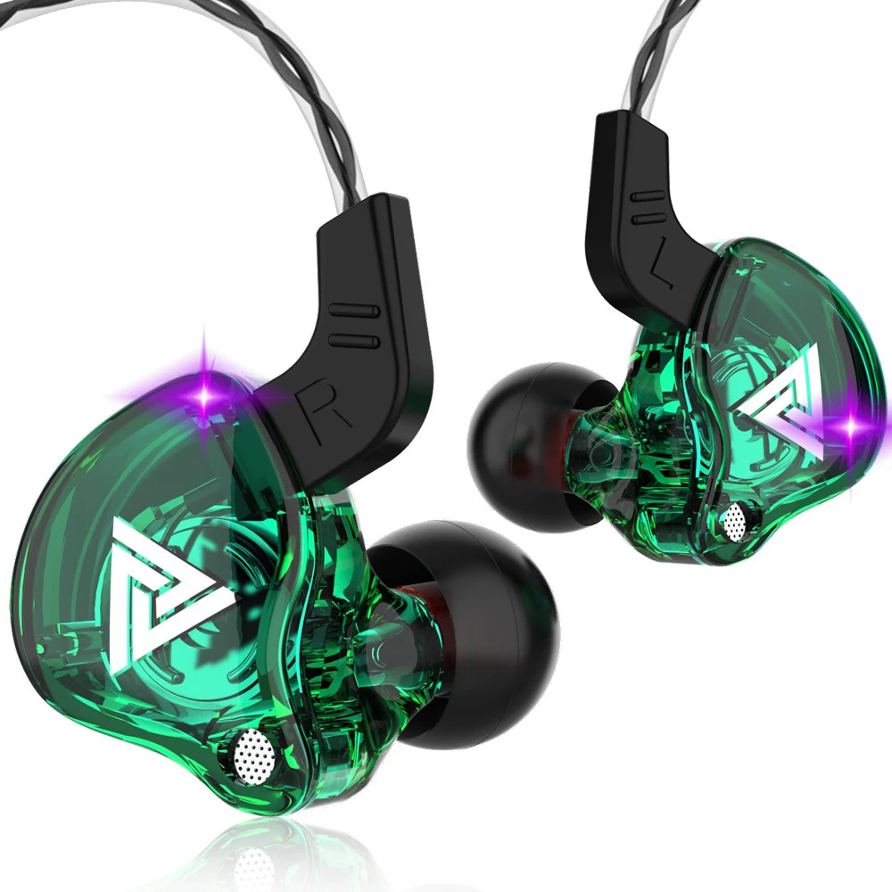Original QKZ AK6 In Ear Earphone 6 Dynamic Driver Unit Headphone With Mic Stereo