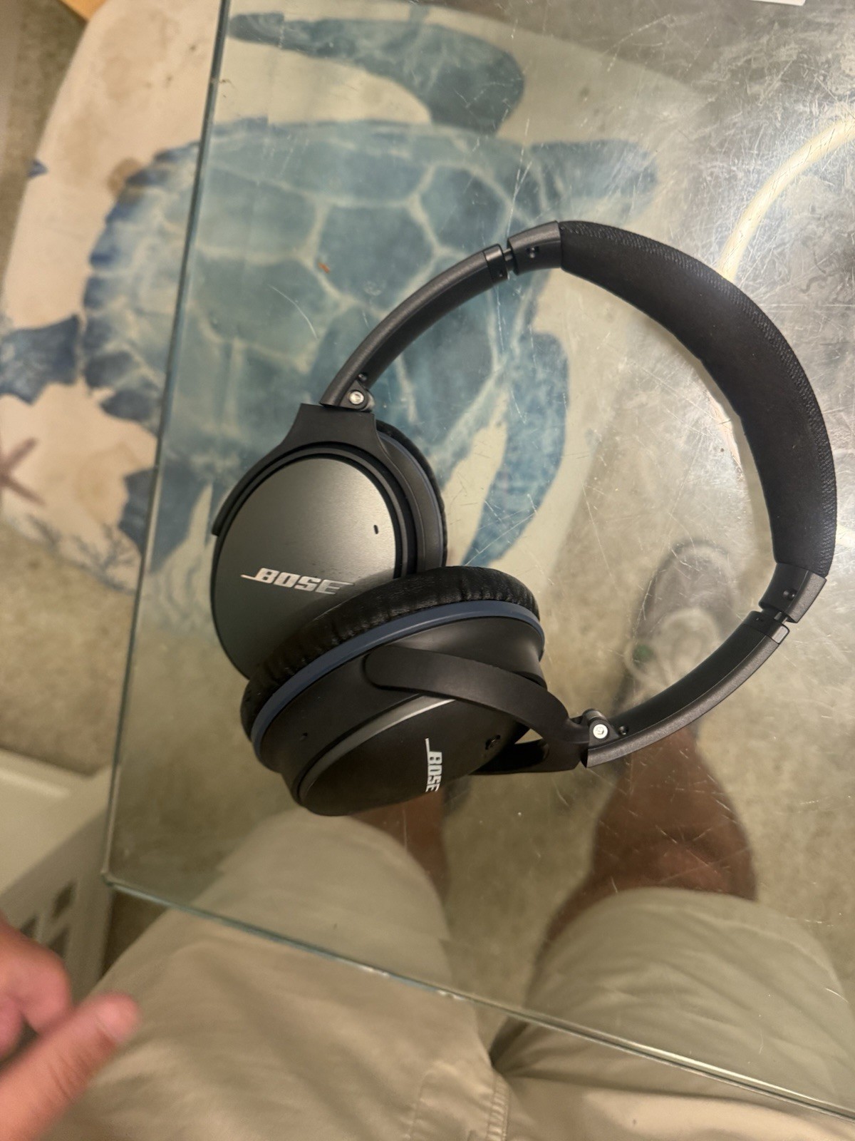 Bose QuietComfort 25 Acoustic Noise Cancelling Headphones Black with Case (A)