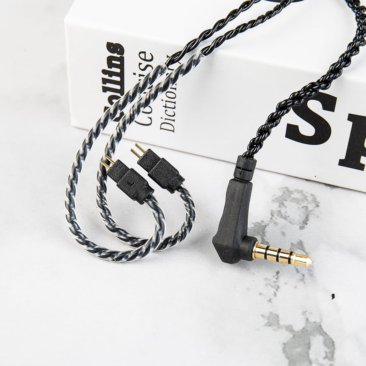 2M IEM Cable with 4N OFC Silver-Plated Wire for Superior Sound Experience