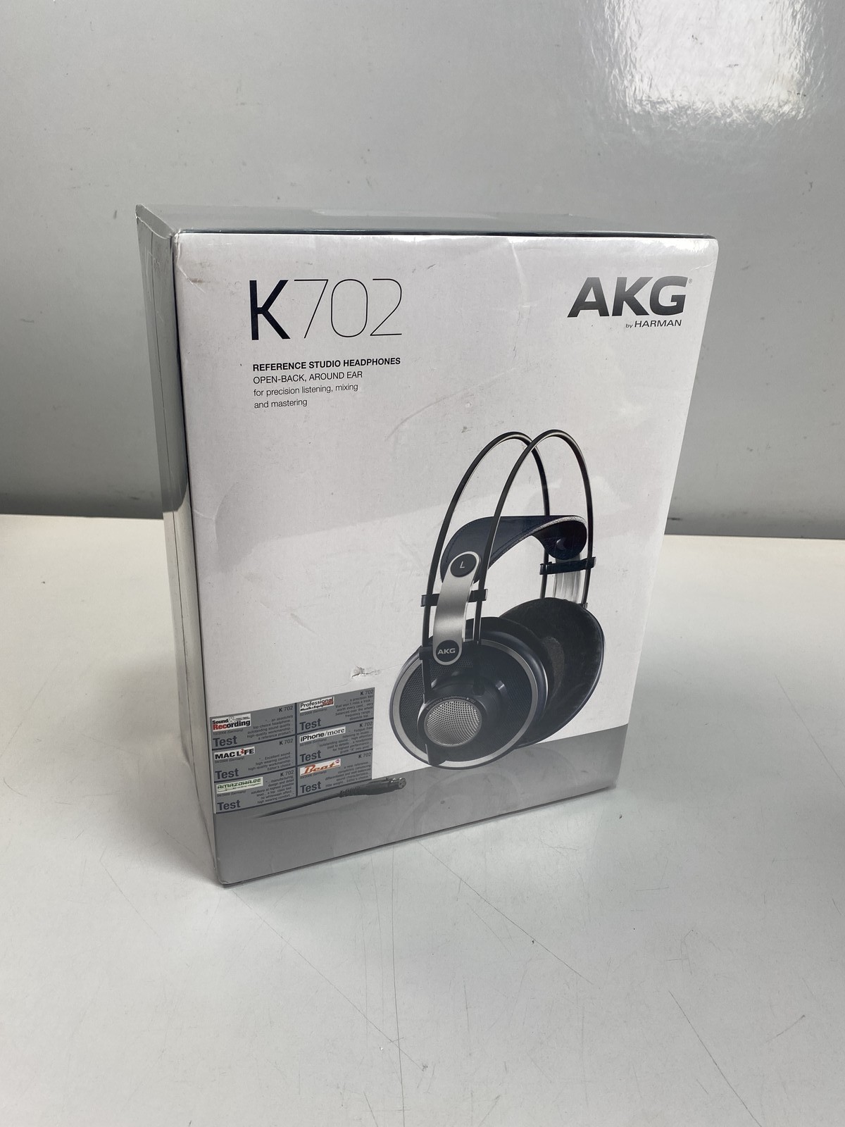 AKG K702 Reference-Quality Open-Back Circumaural Headphones – Black