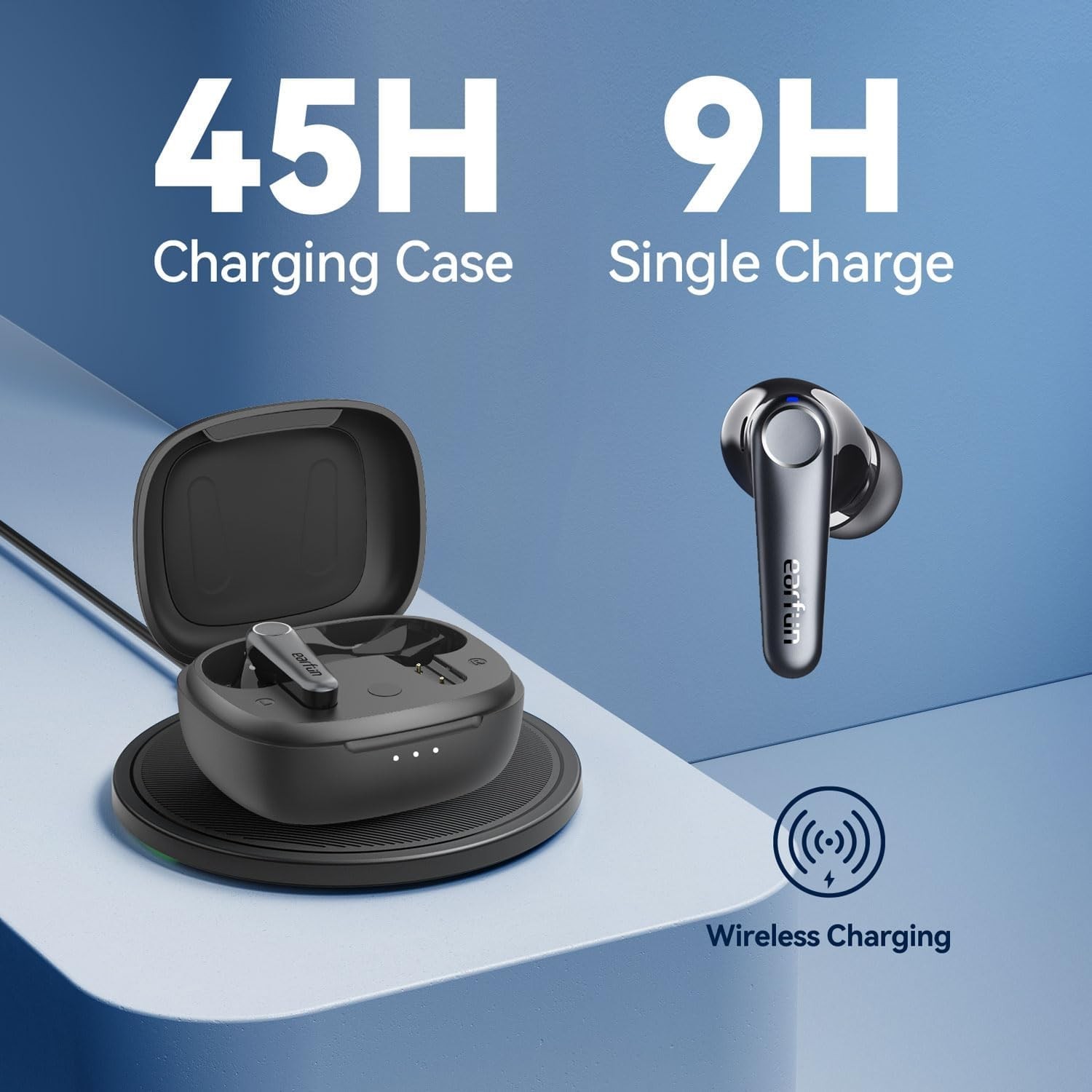 Wireless Earbuds Noise Cancelling Bluetooth 5.3 45H Playtime App EQ