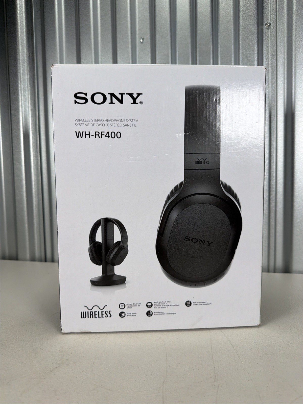 Sony WH-RF400 Wireless Home Theater Headphones – Black