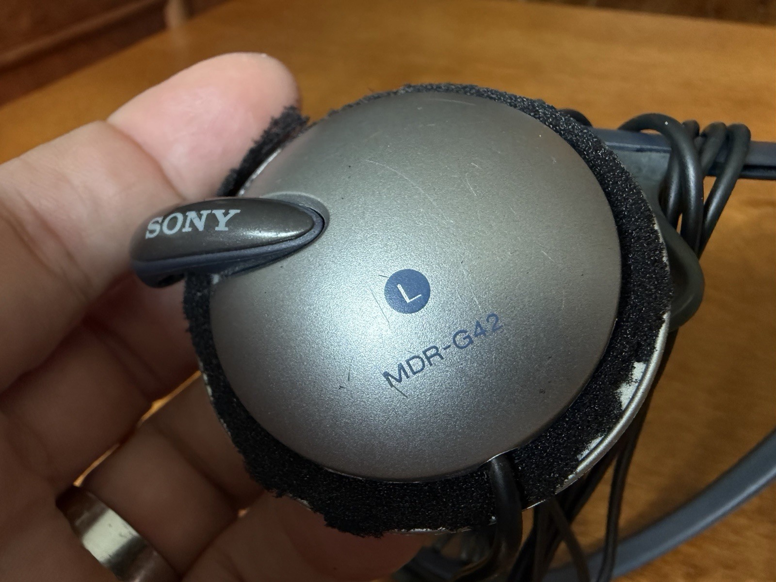 Vintage Sony Walkman MDR-G42 Behind Neck Stereo Headphones No Foams