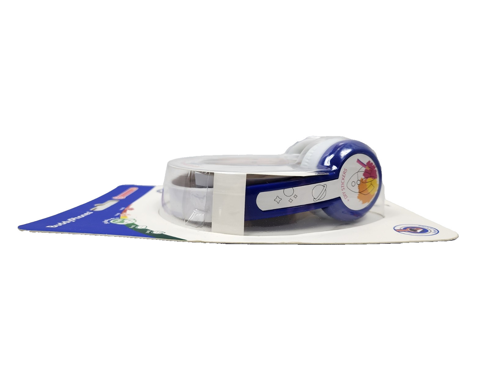Buddy Phones Safe Audio 85 for Kids Volume Limiting Headphones Anti Allergic NEW