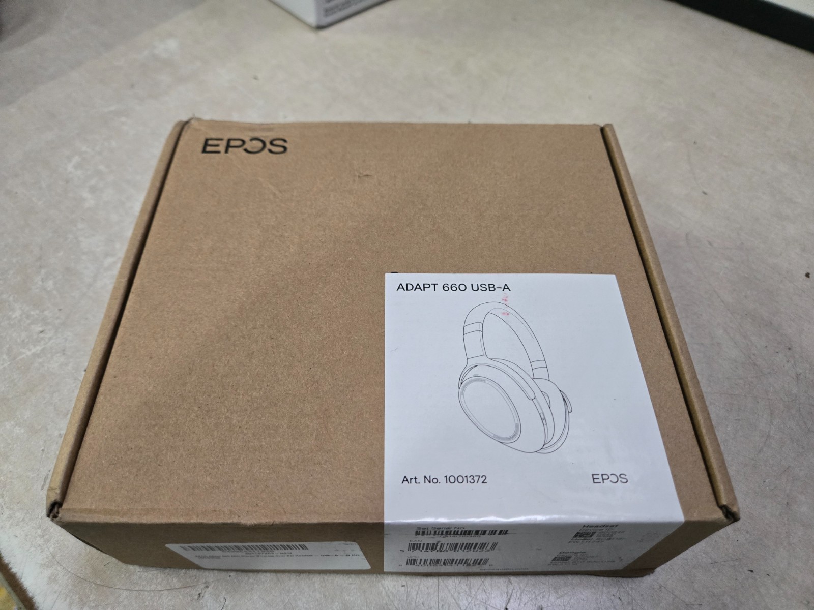 Epos 1001372 Adapt 660 Usb-a Wrls Over-ear Bluetooth Headset New open box