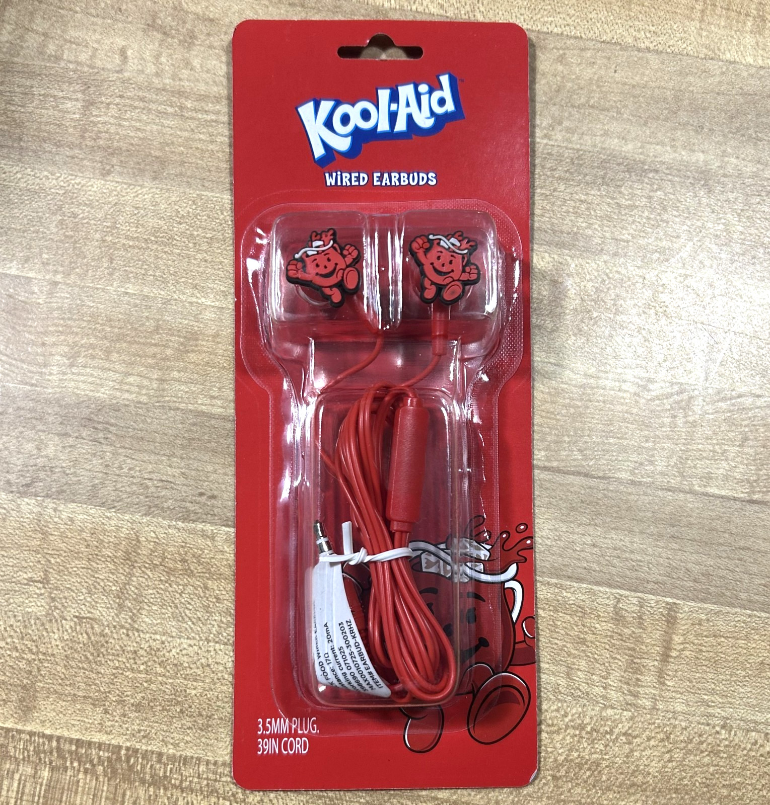 Kool Aid 3.5mm Jack in Ear Headphones w/ Mic & Volume Control for most Devices