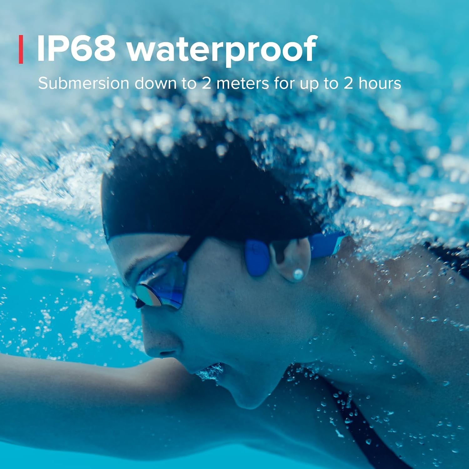 Suunto AQUA LIGHT Waterproof Swimming Bone Conduction Bluetooth Headphones