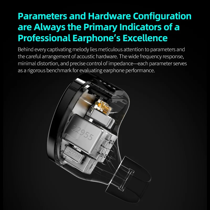 KZ Sonata In-Ear Monitors 28BA Balanced Armature HiFi Wired Headphones