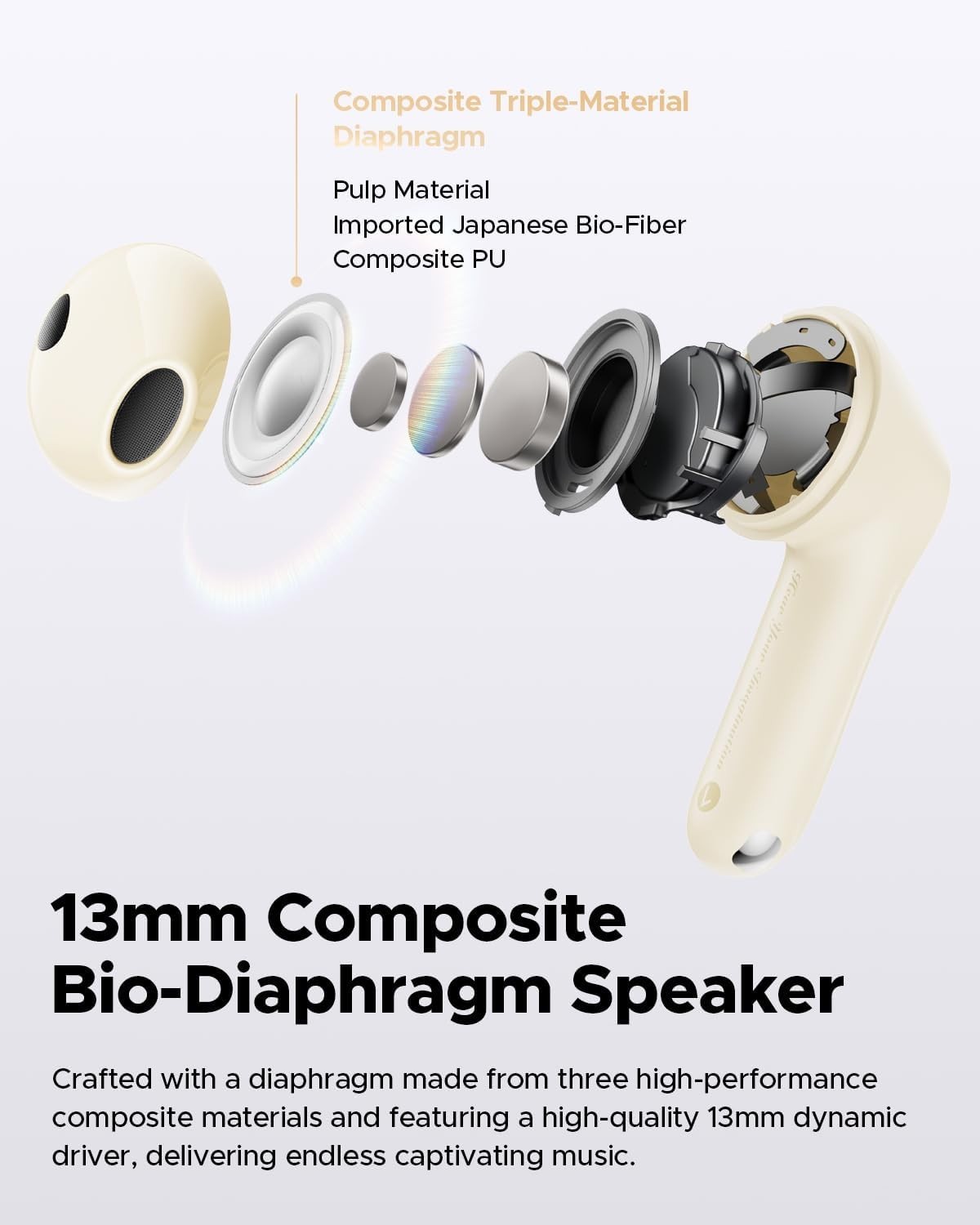 New SoundPEATS Air5 Wireless Earbuds, Bluetooth 5.4 Headphones, 30h Playtime