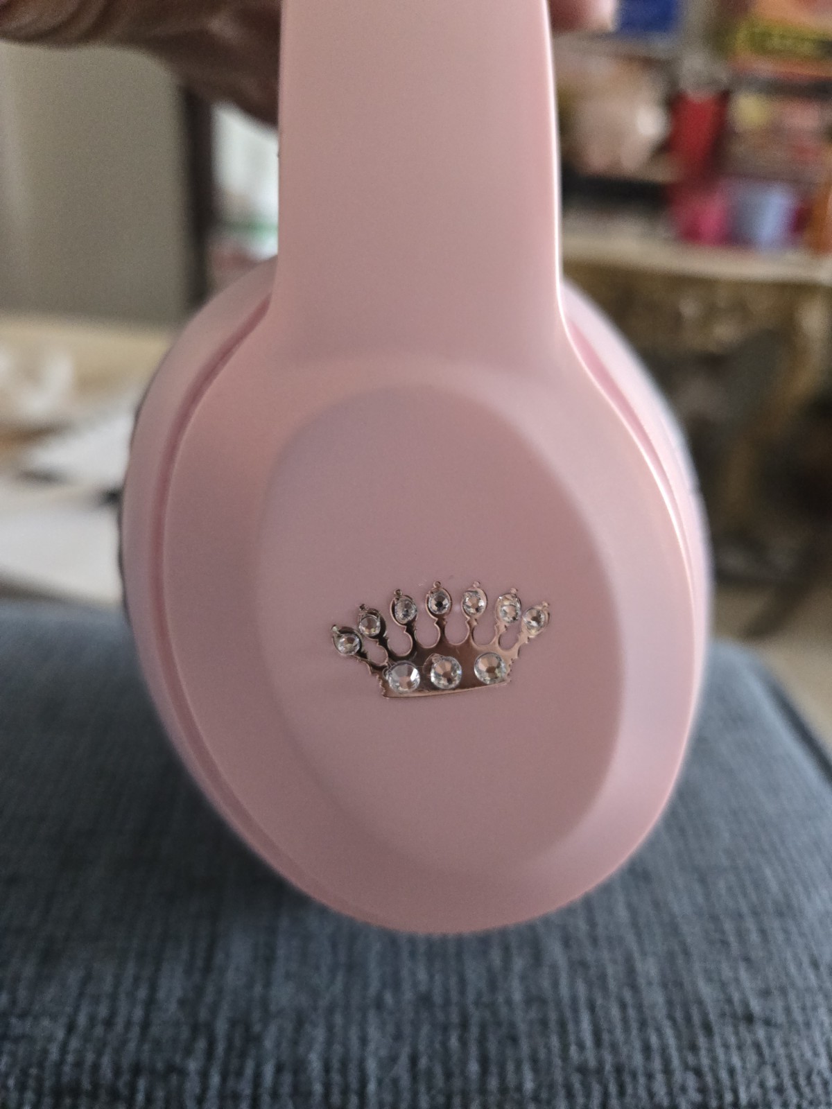 Juicy Couture Pink Bluetooth Wireless Headphones Rhinestone Y2K Glam NEW