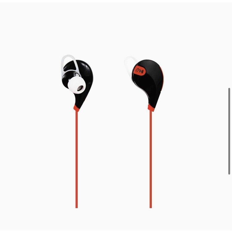Reiko Wireless In Ear Headphones Universal Bluetooth In Red And Black